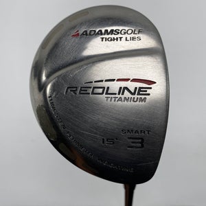 Adams Redline 3 Fairway Wood 15* Fujikura G75 Regular Graphite Mens RH
