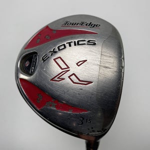 Tour Edge Exotics XCG 3 Fairway Wood 15* Aldila DVS Regular RH Midsize Grip