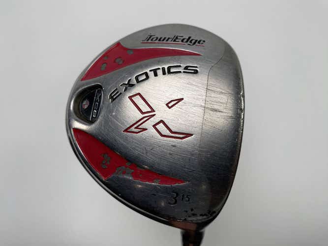 Tour Edge Exotics XCG 3 Fairway Wood 15* Aldila DVS Regular RH Midsize Grip