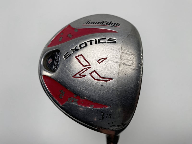Tour Edge Exotics XCG 3 Fairway Wood 15* Aldila DVS Regular RH Midsize Grip