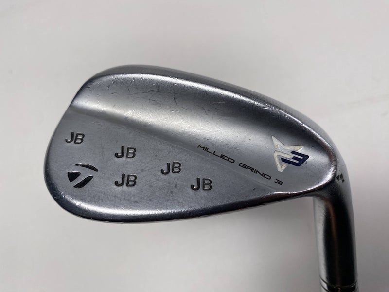 TaylorMade Milled Grind 3 Raw Chrome Gap Wedge 52* 9 DG S200 Tour Issue Stiff RH