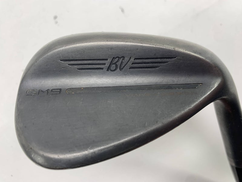Titleist Vokey SM9 Jet Black Sand Wedge SW 56* 10 Bounce S-Grind Wedge RH