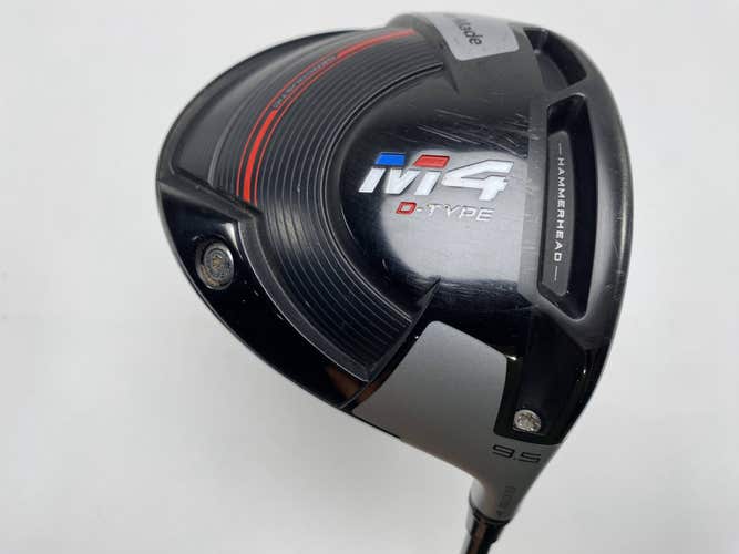 TaylorMade M4 D-Type Driver 9.5* Fujikura Atmos 5A Senior Graphite Mens RH