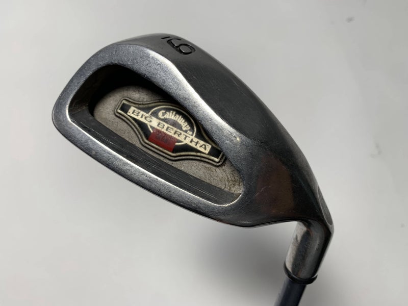 Callaway Big Bertha 1996 Single 9 Iron RCH 96 Firm RH Oversize Grip +1''