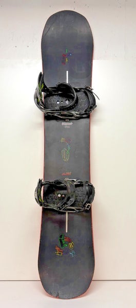 Burton Parkitect 154cm True Twin-Tip Freestyle Snowboard Genesis Bindings Medium