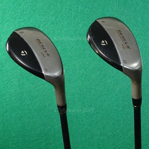 TaylorMade Rescue Mid 22 4 & 25 5 Hybrids UG65 Graphite Regular SET OF 2