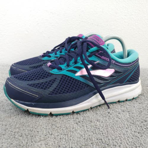Brooks Addiction 13 Womens Size 9 Wide Running Shoes Blue Low Top Sneakers
