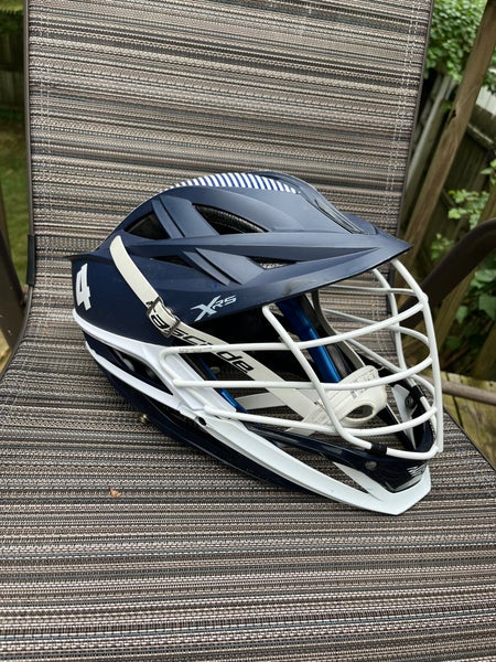 Matte Navy Blue Cascade XRS Lacrosse Helmet (Used)