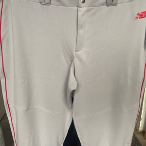 New Gray Men's 2XL Game Pants|| Knickers with Red Pipe