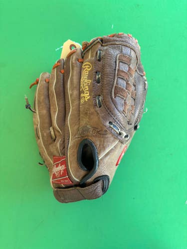 Brown Rawlings Player Preferred RH Outfield Baseball Glove 13"