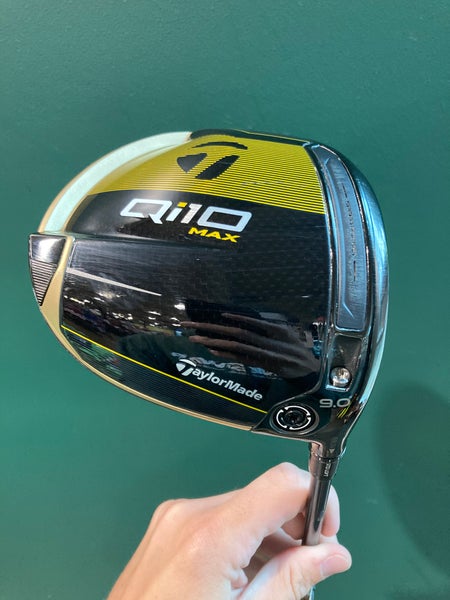 Men's TaylorMade Qi10 Max Driver Right Handed Stiff Flex 9 Loft (Used)