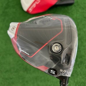 NEW Taylormade Stealth 2 9.0 Driver w Headcover / Stiff