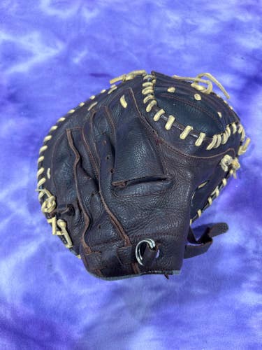 Black Mizuno Franchise RH Catcher's Baseball Glove 33.5" (Used)