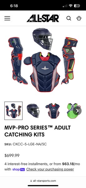 All Star MVP-PRO Series Catcher's Set (open-box, Like New)