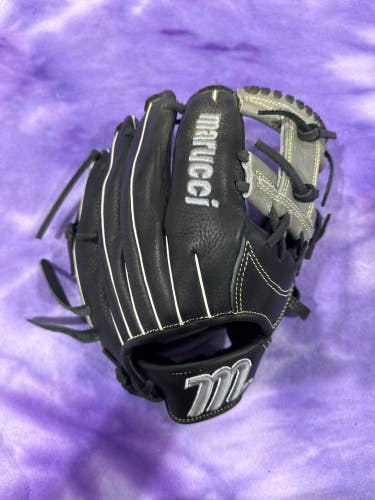 Black Marucci Oxbow RH Infield Baseball Glove 11.5" (Used)