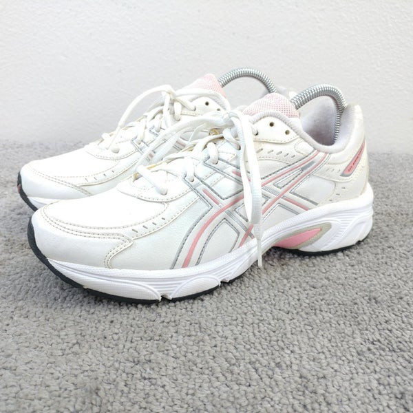 Asics Gel Impression 8 Womens Size 8.5 Running Shoes Sneakers White Pink Q981Y