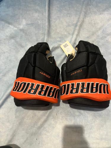 Black Senior Warrior Covert Pro Team Gloves 13" (Used)