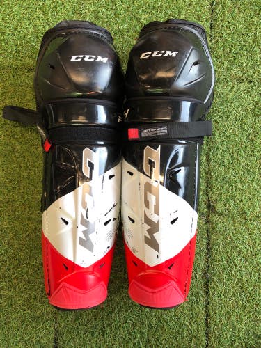 Senior CCM JetSpeed FT4 Shin Pads 16" (Used)