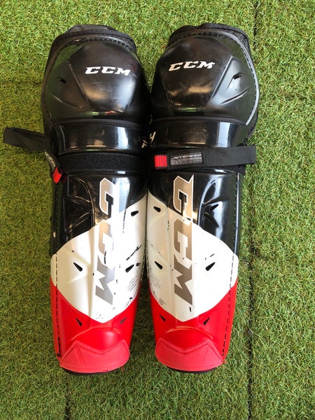 Senior CCM JetSpeed FT4 Shin Pads 16" (Used)