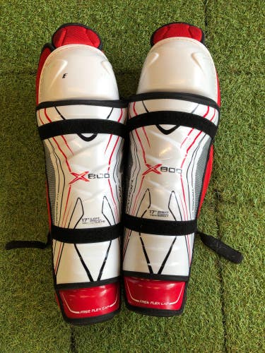 Senior Bauer Vapor X800 Shin Pads 17" (Used)