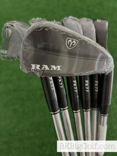 NEW Ram FX77 Black Iron Set 4-P / KBS Tour 120 Stiff +1/2