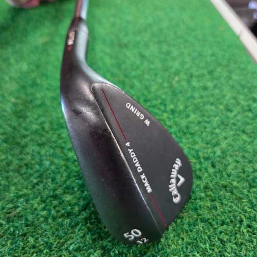 Callaway Mack Daddy 4 BLACK 50W Grind Wedge (USED) STIFF Steel