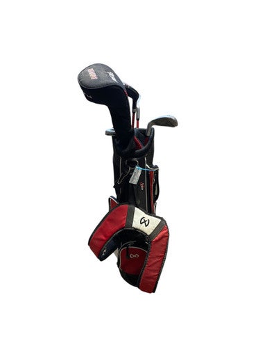 Used Maxfli REV 2 BLACK AND RED Jr Club Set RH 6 Piece 11706-S000359620
