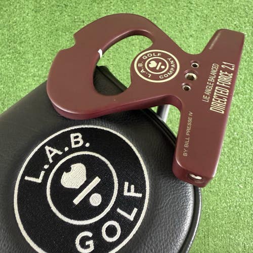 LAB L.A.B. Golf Directed Force 2.1 Mallet Putter Red Right Handed 33