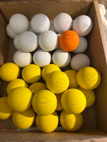 36 Brand New or lightly used lacrosse balls