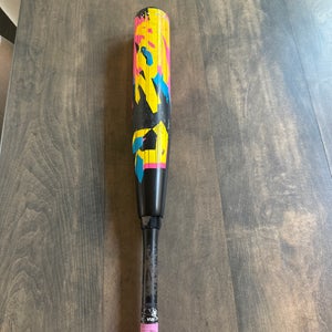 2023 DeMarini Zoa Glitch Composite USSSA Certified Bat (-5) 27 oz 32" (Used)