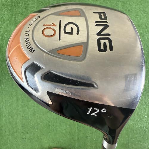 Ping G10 Driver 12 TFC 129 D Soft Regular Senior Flex Graphite Mens RH 45.5
