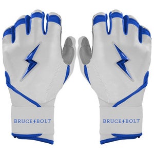 New YOUTH ROYAL PREMIUM PRO CHROME SERIES LONG CUFF BATTING GLOVE BRUCE BOLT 11834-502A19