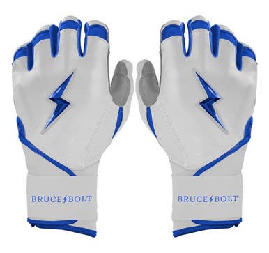 New YOUTH ROYAL PREMIUM PRO CHROME SERIES LONG CUFF BATTING GLOVE BRUCE BOLT 11834-502A19