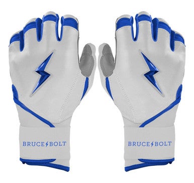 New ADULT ROYAL PREMIUM PRO CHROME SERIES LONG CUFF BATTING GLOVE BRUCE BOLT 11834-502A20