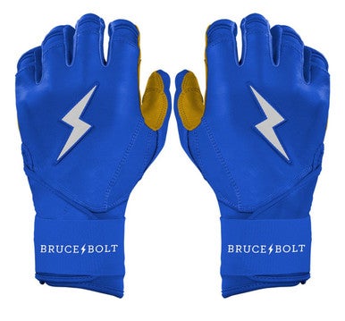 New ADULT ROYAL PREMIUM PRO LONG CUFF BRUCE BOLT BATTING GLOVES 11834-502A14