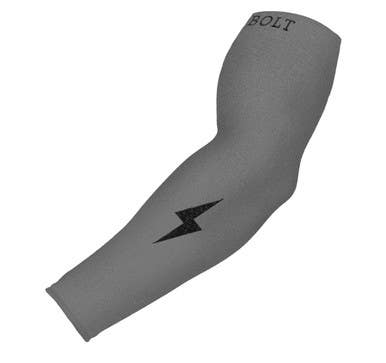 New GREY - BRUCE BOLT GRADUATED COMPRESSION PREMIUM ARM SLEEVE 11834-502A7