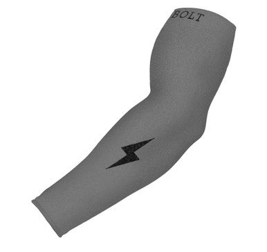 New GREY - BRUCE BOLT GRADUATED COMPRESSION PREMIUM ARM SLEEVE 11834-502A7