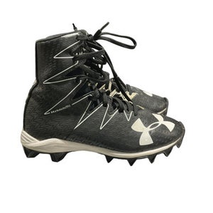 Used Under Armour HIGH TOP BB/SB Cleats Black Junior 02.5 11834-S000038153