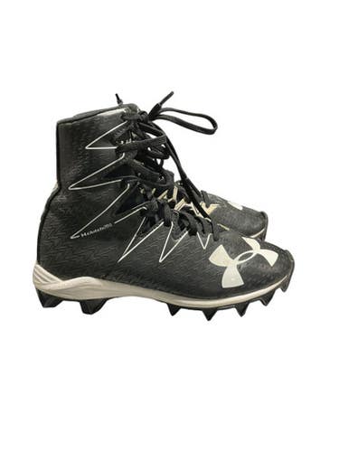 Used Under Armour HIGH TOP BB/SB Cleats Black Junior 02.5 11834-S000038153
