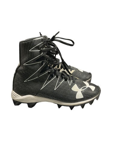 Used Under Armour HIGH TOP BB/SB Cleats Black Junior 02.5 11834-S000038153