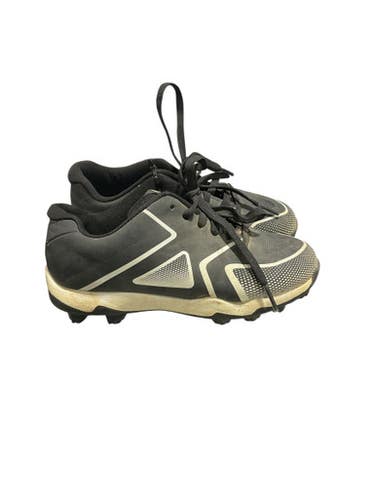 Used ATHLETICS CLEATS BB/SB Cleats Black Youth 12.0 11834-S000038152
