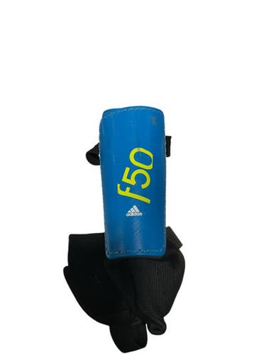Used Adidas Soccer Shin Guards Youth Royal Blue SM 11834-S000038147