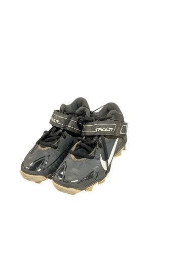 Used Nike TROUT BB/SB Cleats Black Junior 01.5 11834-S000038435