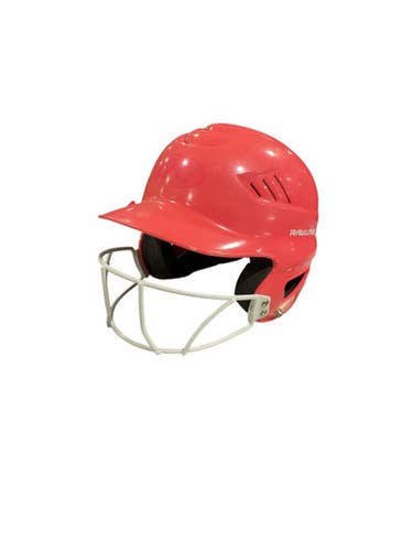 Used Rawlings PINK HELMET W/ MASK Batting Helmet w/Mask Pink One Size 11834-S000038411