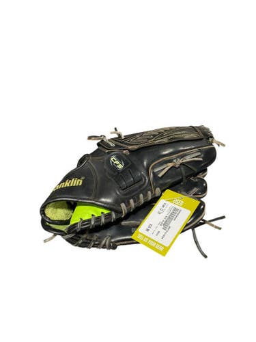 Used Franklin BLK GLOVE BB/SB Glove RH Throw Black 13" 11834-S000038404