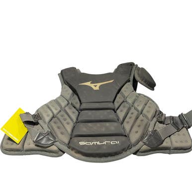 Used Mizuno SAMURAI Catchers Chest Protector Black Intermed 11834-S000038375
