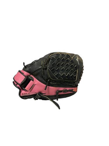 Used Mizuno BLACK PNK BB GLOVE BB/SB Glove RH Throw Black 11" 11834-S000038367
