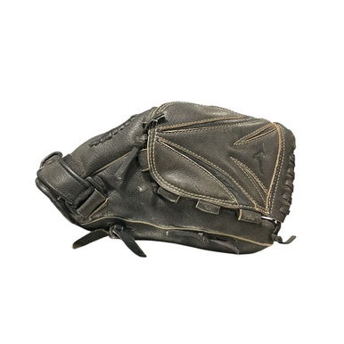 Used Mizuno BLACK GLOVE BB/SB Glove RH Throw Black 12" 11834-S000038349