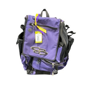 Used BoomBah PURPLE ROLLER BAG BB/SB Player Wheeled Bag Purple 11834-S000038330
