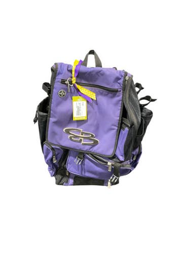 Used BoomBah PURPLE ROLLER BAG BB/SB Player Wheeled Bag Purple 11834-S000038330